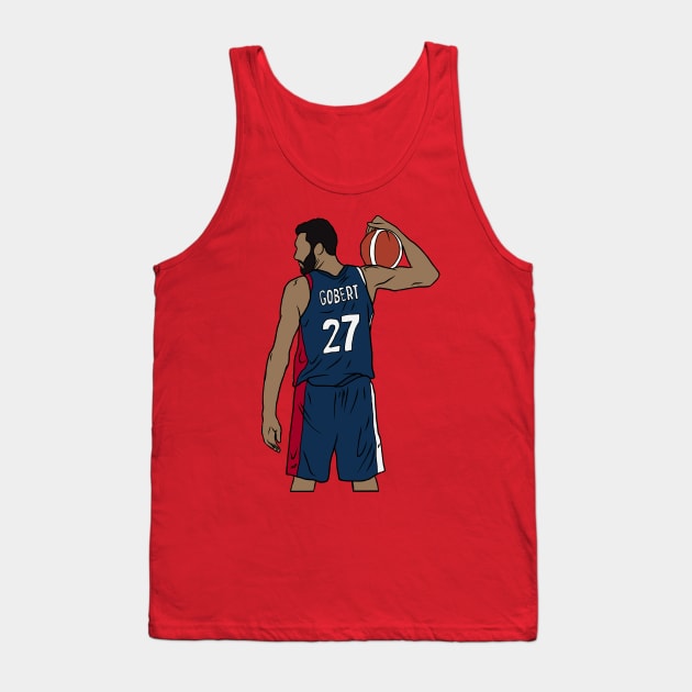 Rudy Gobert France Tank Top by rattraptees